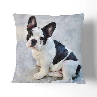 French Bulldog Vol.3 Painting Square Throw Cushion