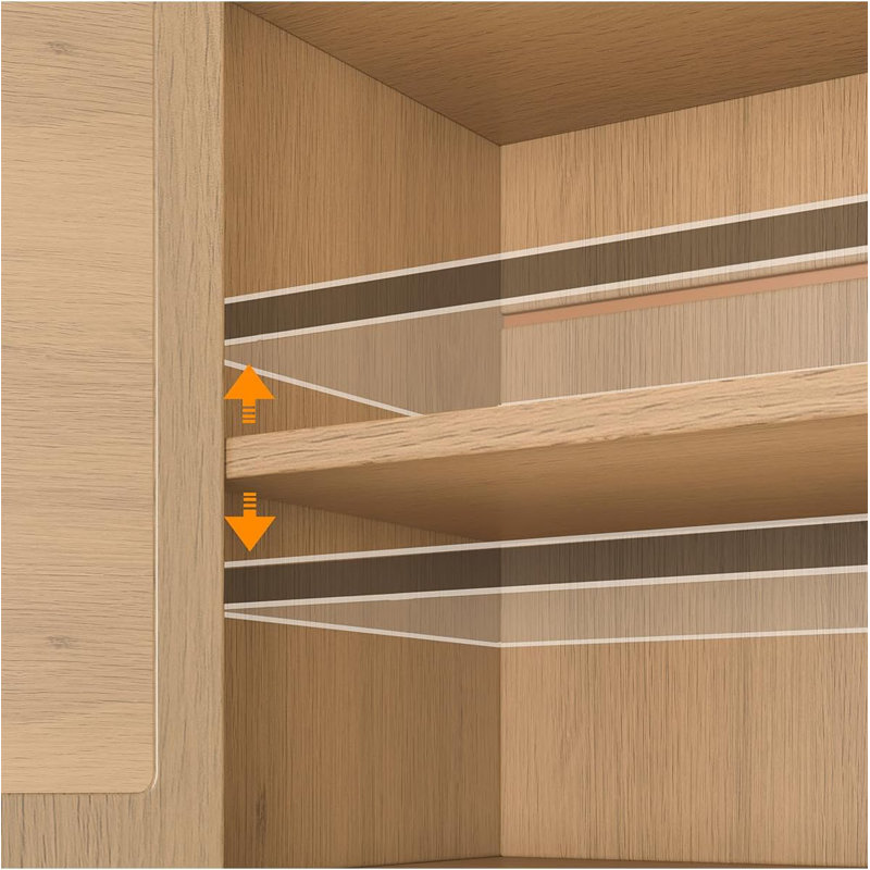 Armoire de rangement en rotin avec portes, armoire de salle de bain d'appoint moderne, buffet Buffet