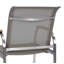 Ensemble de 4 chaises de salle à manger d'extérieur en acier inoxydable Ione