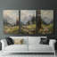 Lanscape Study Series CII - Ensemble de toiles tendues avec châssis Premium - Prêt à être accroché-102399117