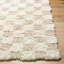 Beyanka Chequered Machine Tufted Area Rug-1155046446