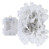 Outdoor 80 - Bulb 7.87'' Plug-in LED Globe String Light