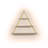 Floating Wall Decor Wall Mounted Rustic Decorative Hanging Metal Bracket Triangle Shelf for Books,-143972025