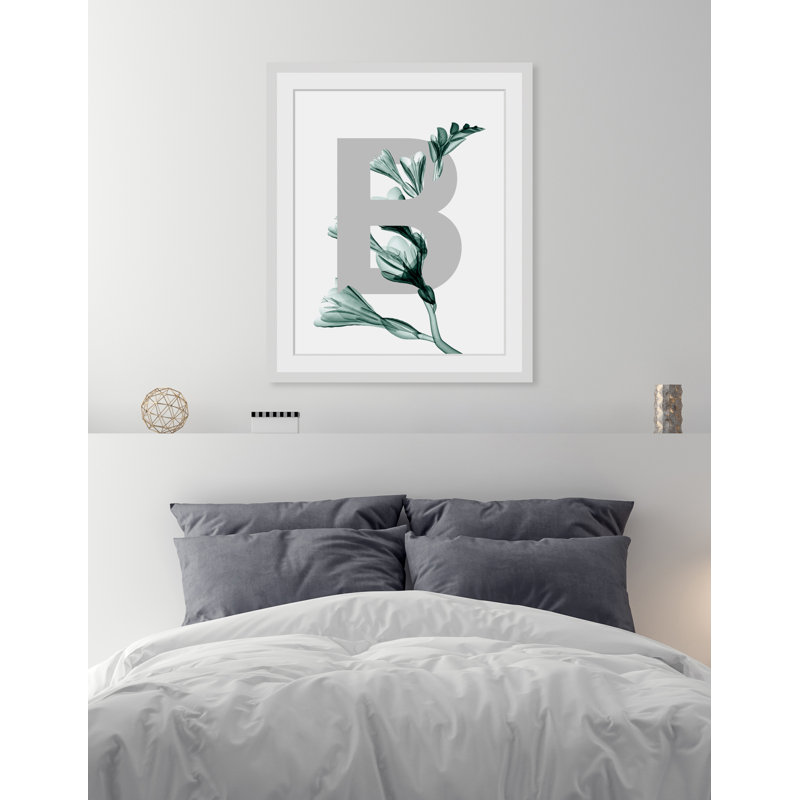 Letter B - Single Picture Frame Print