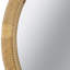 Miroir rond en rotin 31,9 po