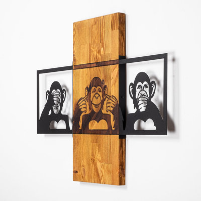 Décoration murale en bois