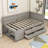 Kouta Wood Daybed with Drawers and Shelves-2034574573-2034574560