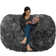 Bean Bag Chair Lounger - Large 6 Ft Faux Fur Classic Shredded Memory Foam Filled Furniture Bean Bag Chair Lounger with Removable and Machine Washable Cover - Bean Bag Sofa Lounger with Soft Micro Fiber Cover  - Six Foot Bean Bag Lounger Multiple Colors