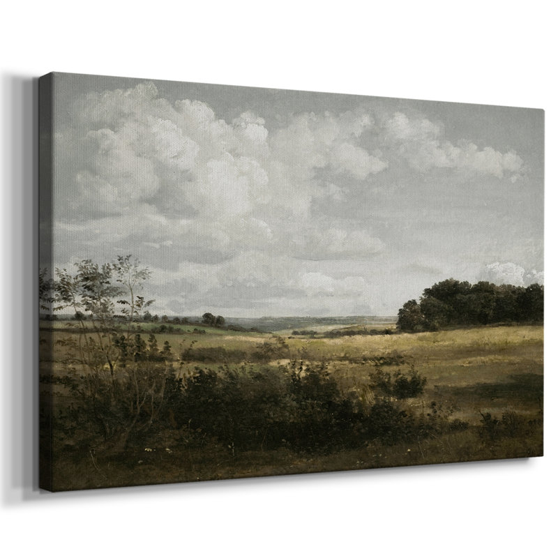Paysage rétro - CML XXXIV, reproduction d'art sur toile, H 9 po x l 13 po