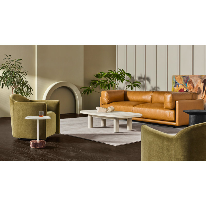 MTO - About Face Swivel Lounge Chair, Vos Bone