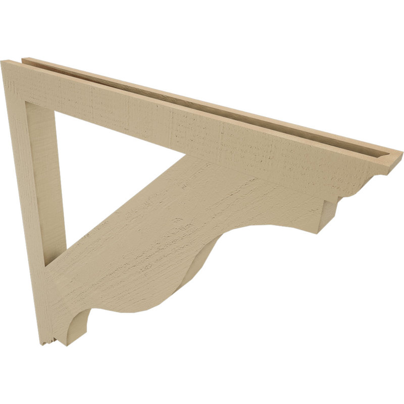 Support en bois de cèdre brut Funston Traditional, H 40 po x l 3,5 po x P 40 po