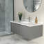 18 Inch Undermount Bathroom Sink Oval Bathroom Sink White Ceramic Sink with Overflow