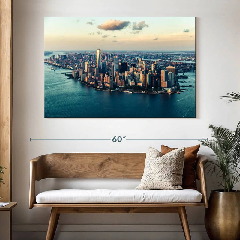 NY City of Dreams, H 34 po x l 51 po