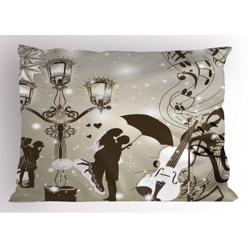 Kiss Polyester Sham Set, Queen