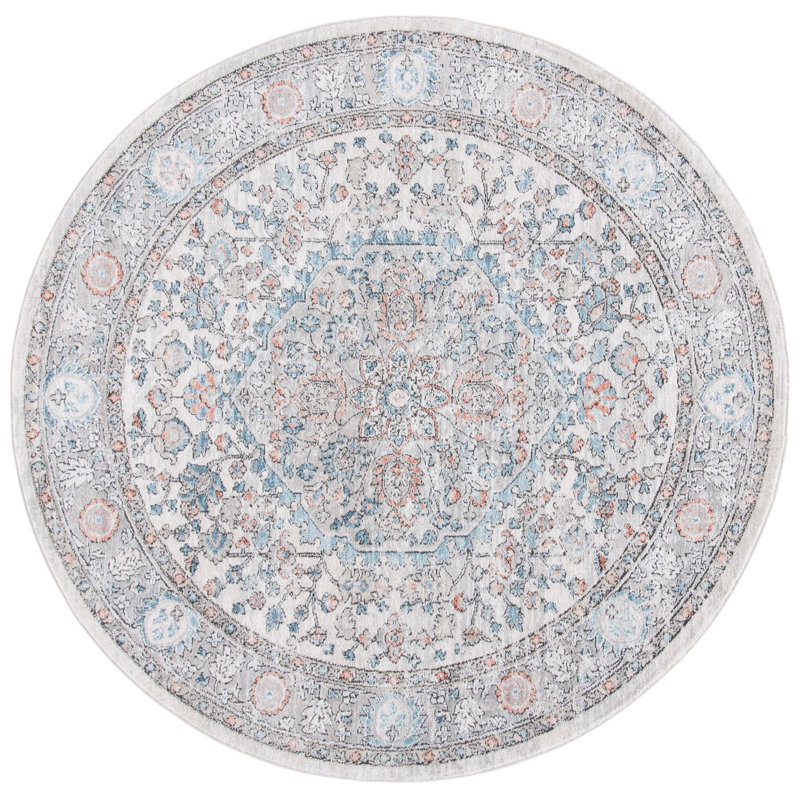 Oregon 800 Performance Oriental Rug, Round 6'7"