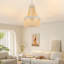 Gerde 5-Light Empire Solid Wood Bead Chandelier-461818904