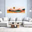 Boho Mountain Landscape by Vitor Costa - Wrapped Canvas Panoramic Print-480111193
