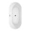 Carissa 67'' x 31.5'' Soaking Acrylic Bathtub-92721252
