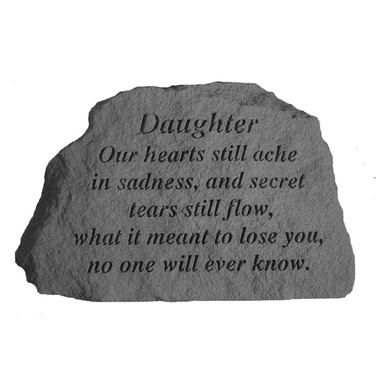 Scurlock Concrete Religious & Spiritual Memorial Plaque