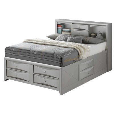 Lit contemporain élégant avec rangement