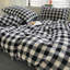 Ensemble de housse de couette en vichy XINMIANFANG-129482861-129482867
