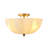 3-light Glass Semi Flush Mount-119728116