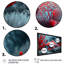 «Muallaly Tropical Fish in Blue and Red II», reproduction sur toile-87344244-87344245