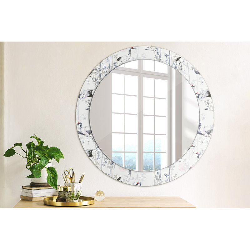 Huldar Glass Flat Wall Mirror, 70cm H x 70cm W
