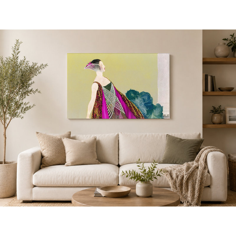 Art déco, art mural, 14" W x 11" H