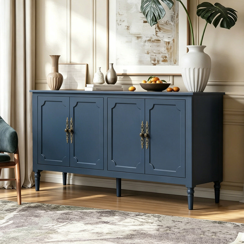 Buffet Farmhouse 59 "avec tablettes réglables, Blue