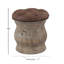 Repose-pieds de rangement rond 17 po Tolleson-433785267