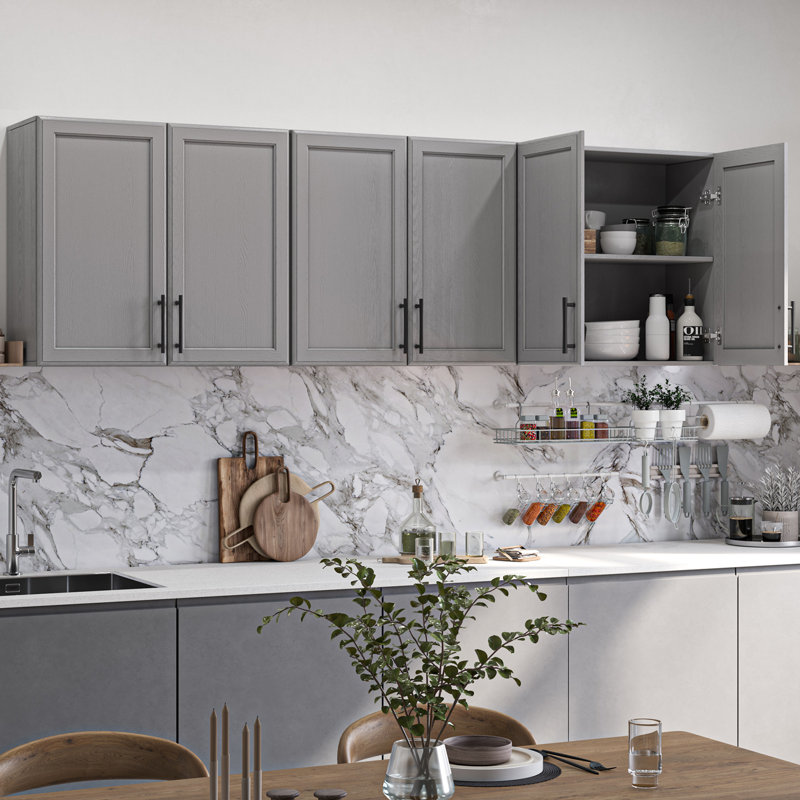 Wall Storage Cabinet, Gray