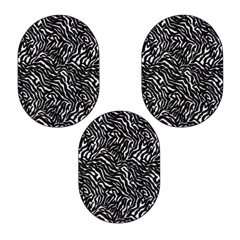 Blaydon Washable Animal Print Indoor Rug, Oval 2' x 4'
