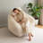 Giant Bean Bag Sofa Chair with a Pillow-327096107