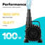 Pompe à eau submersible 100W 1800GPH avec sortie d'eau réglable à 180 °