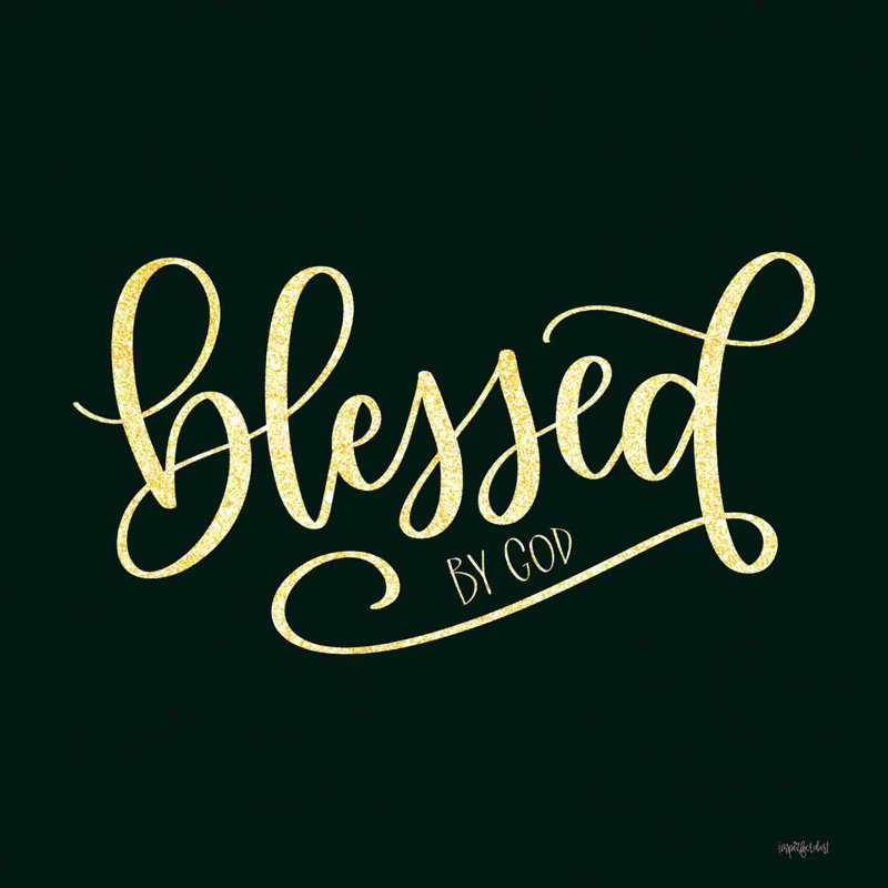 " Blessed By God " by Imperfect Dust, 12" H x 12" W  