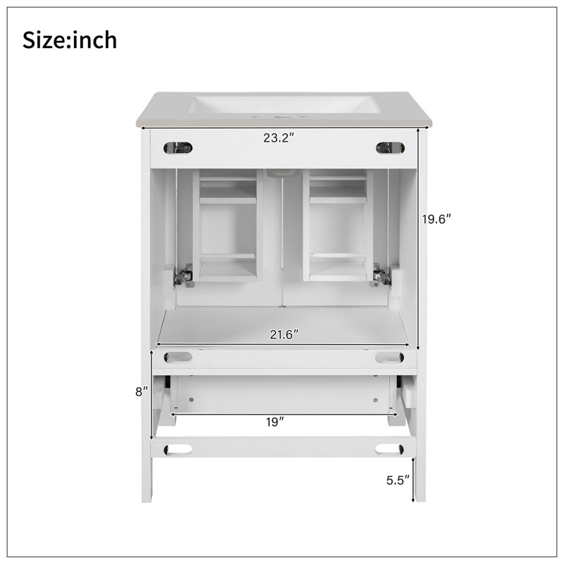 Vanities For Bathroom, White