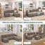 Causeuse 112 po avec rangement Zendajas-87871862