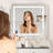 Vanity Desk With LED Light Mirror And Charging Station-2087350117