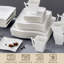 MALACASA Porcelain China Dinnerware - Set of 56 