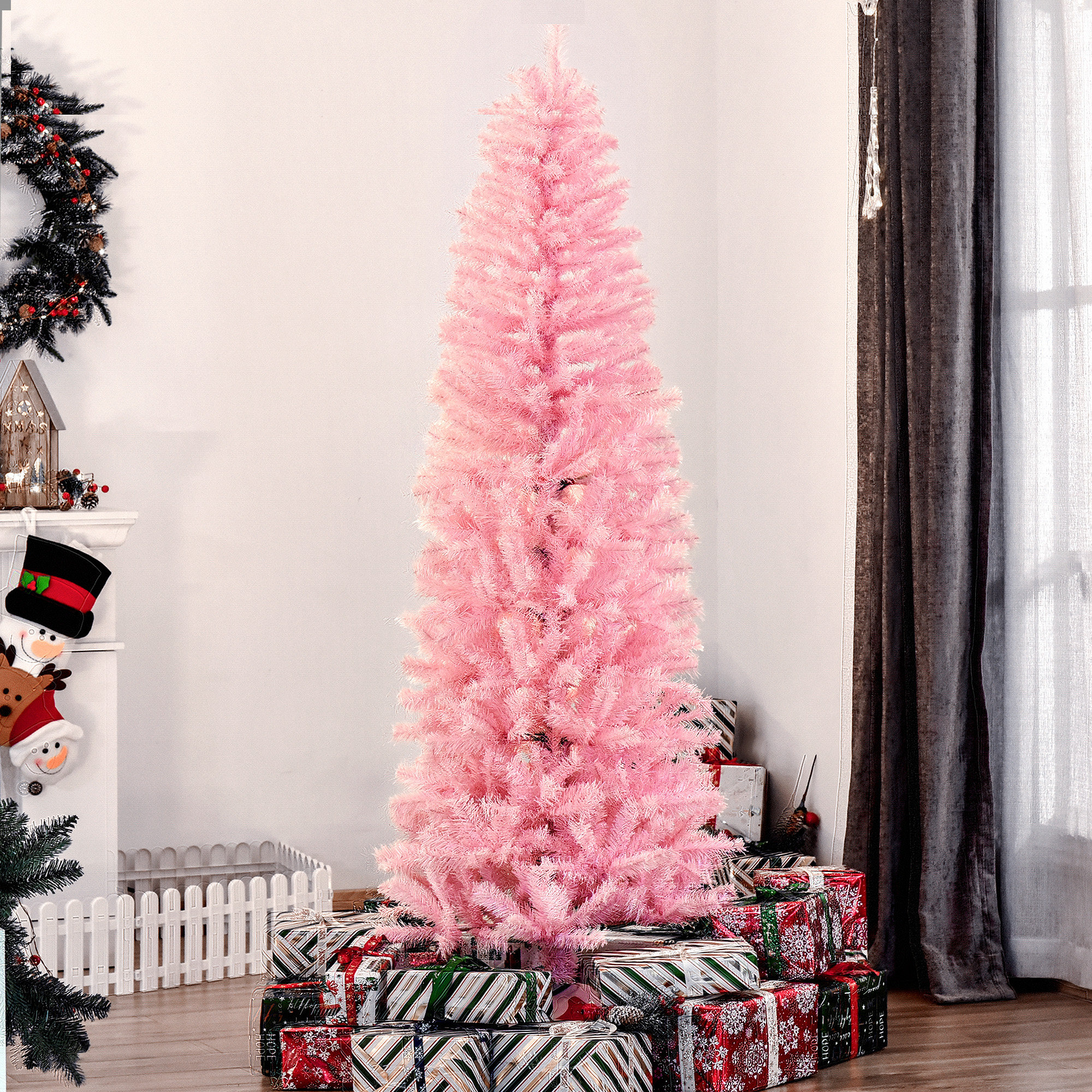 Artificial Pine Christmas Tree, 6' H