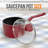 Saucepan Pot With Lid - Non-Stick High-Qualified Kitchen Cookware With See-Through Tempered Glass Lids, 2 QT. (Works With Model: NCCWA13BR)-99987198