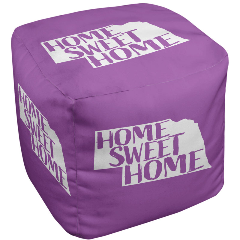 Repose-pieds à cubes nebraska the home, Violet