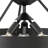 Avec 15 in. 3-Light Matte Black Contemporary Flush Mount Light