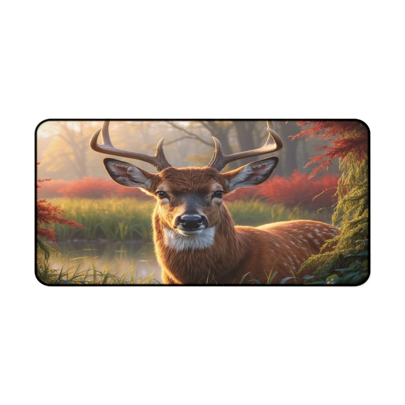 Polyester Desk Pad, 14.4x12.1