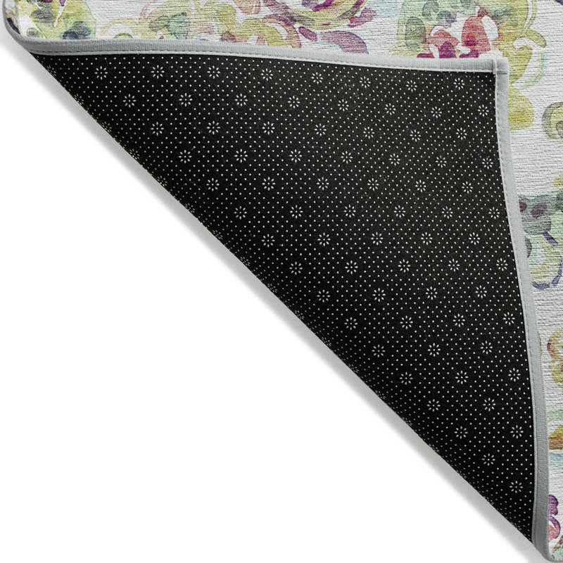 Maldanado Washable Paisley Indoor / Outdoor Rug, Rectangle 5' x 7'6"
