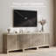 Buffet 2 portes, Travertine Greige - ensemble de 3