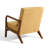 Jyrin Mid Century Upholstered Orange Corduroy Solid Wood Accent Chair with an Extra Pillow-1690814845-1690814841
