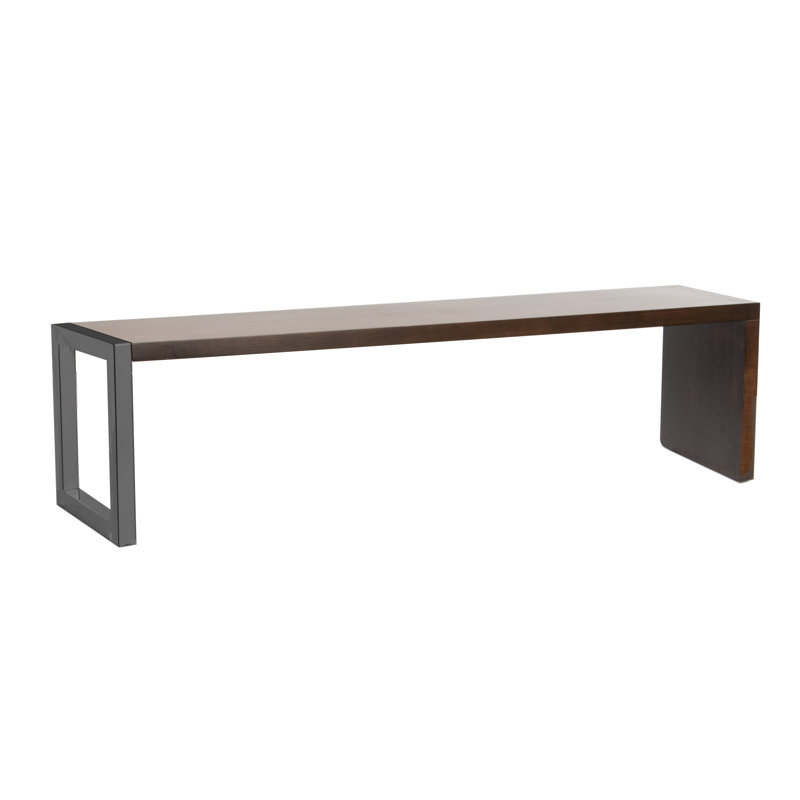 Lake Shore Upholstered Bench, Rich Tobacco