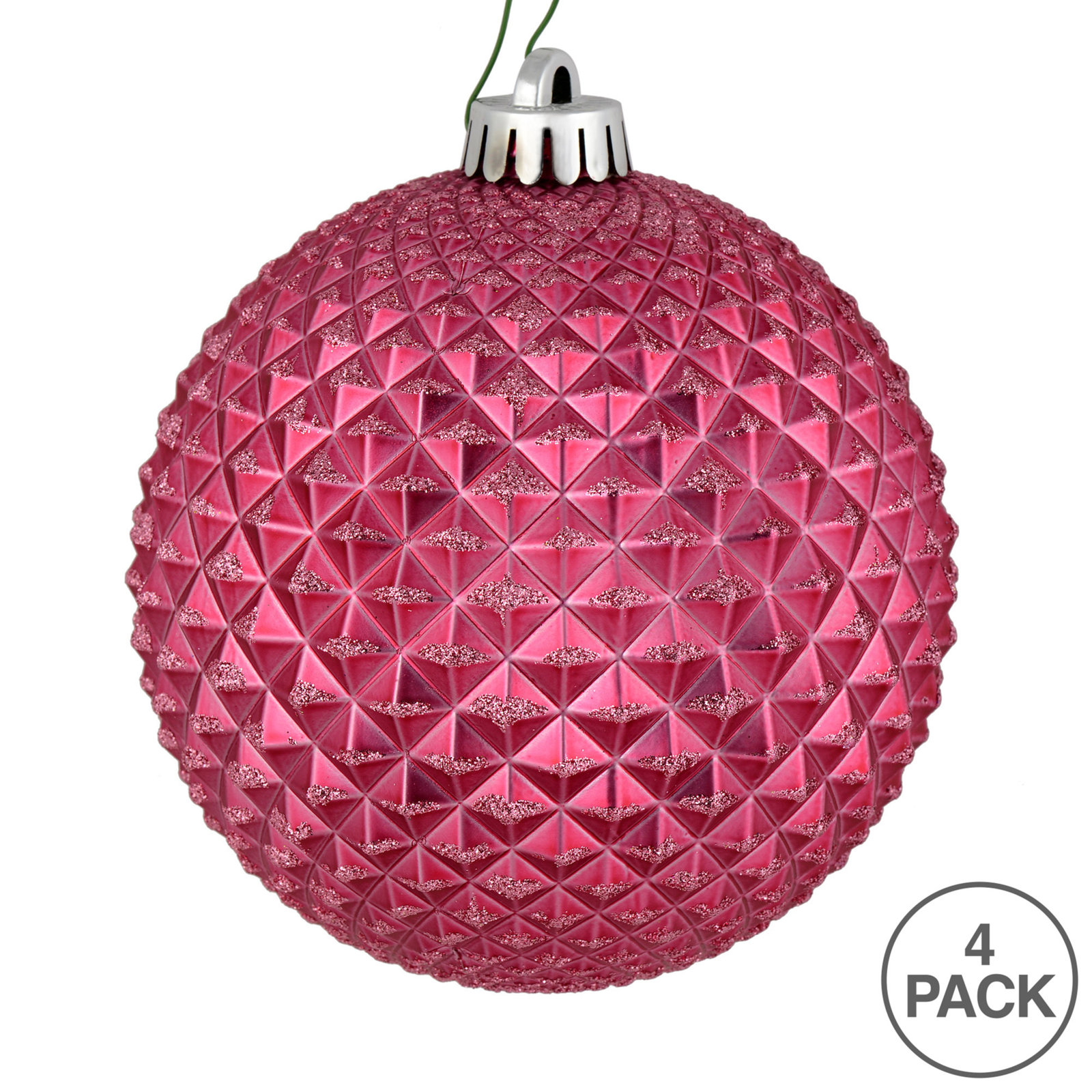 6" Bauble, Mauve